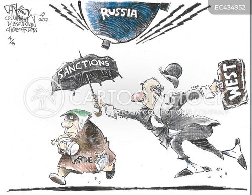 Russia Sanctions Bite: Political Cartoons Capture the Impact