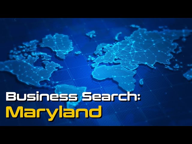 How to Use the Maryland Secretary of State Business Search Tool