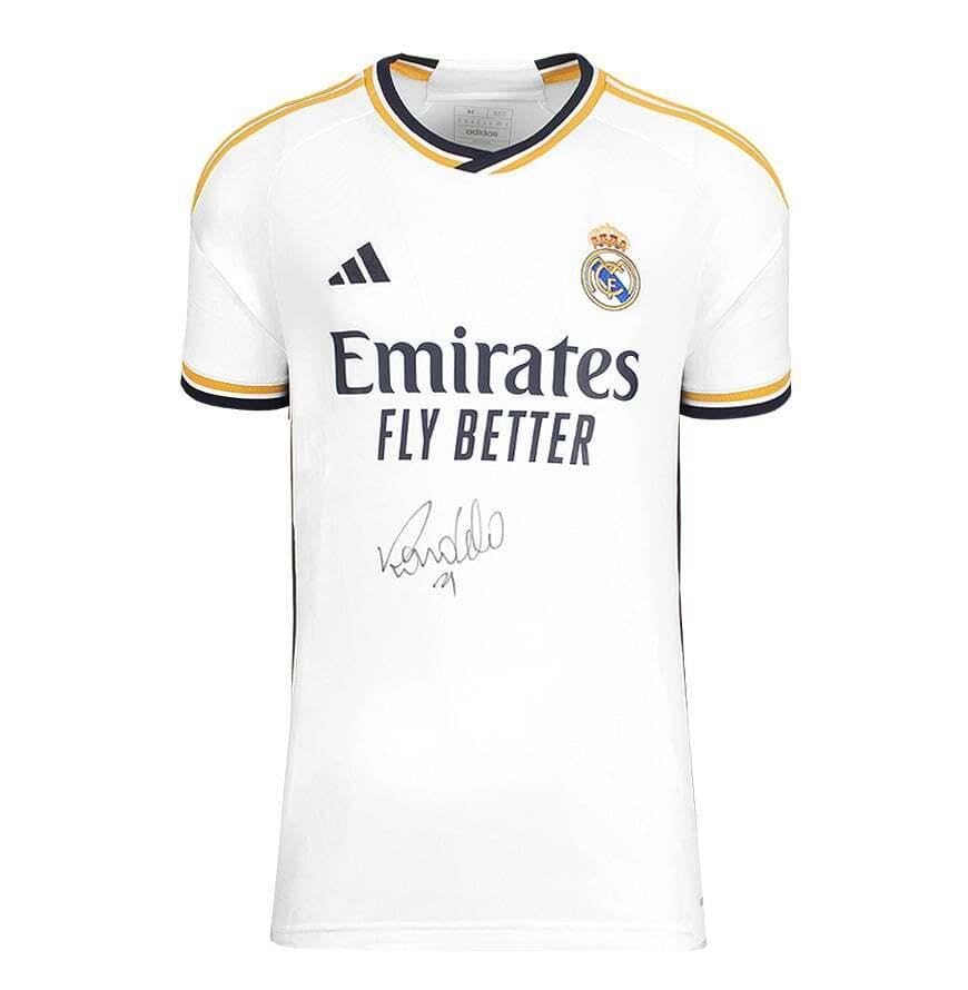 Shop Real Madrid Memorabilia: Autographed Jerseys & Footballs for Fans