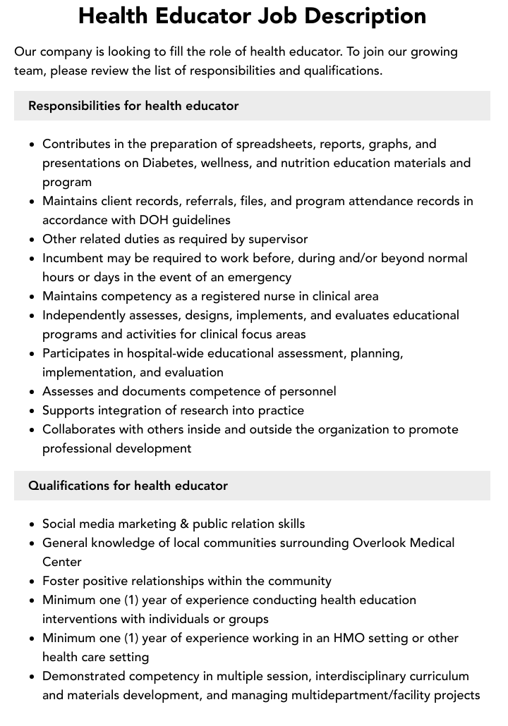 Public Health Educator Youth Prevention Coordinator: A Comprehensive Job Overview