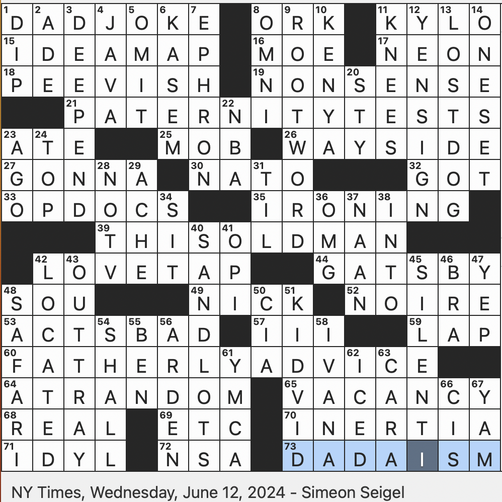 Find the Answer to One of Two in Business Suits NYT Crossword