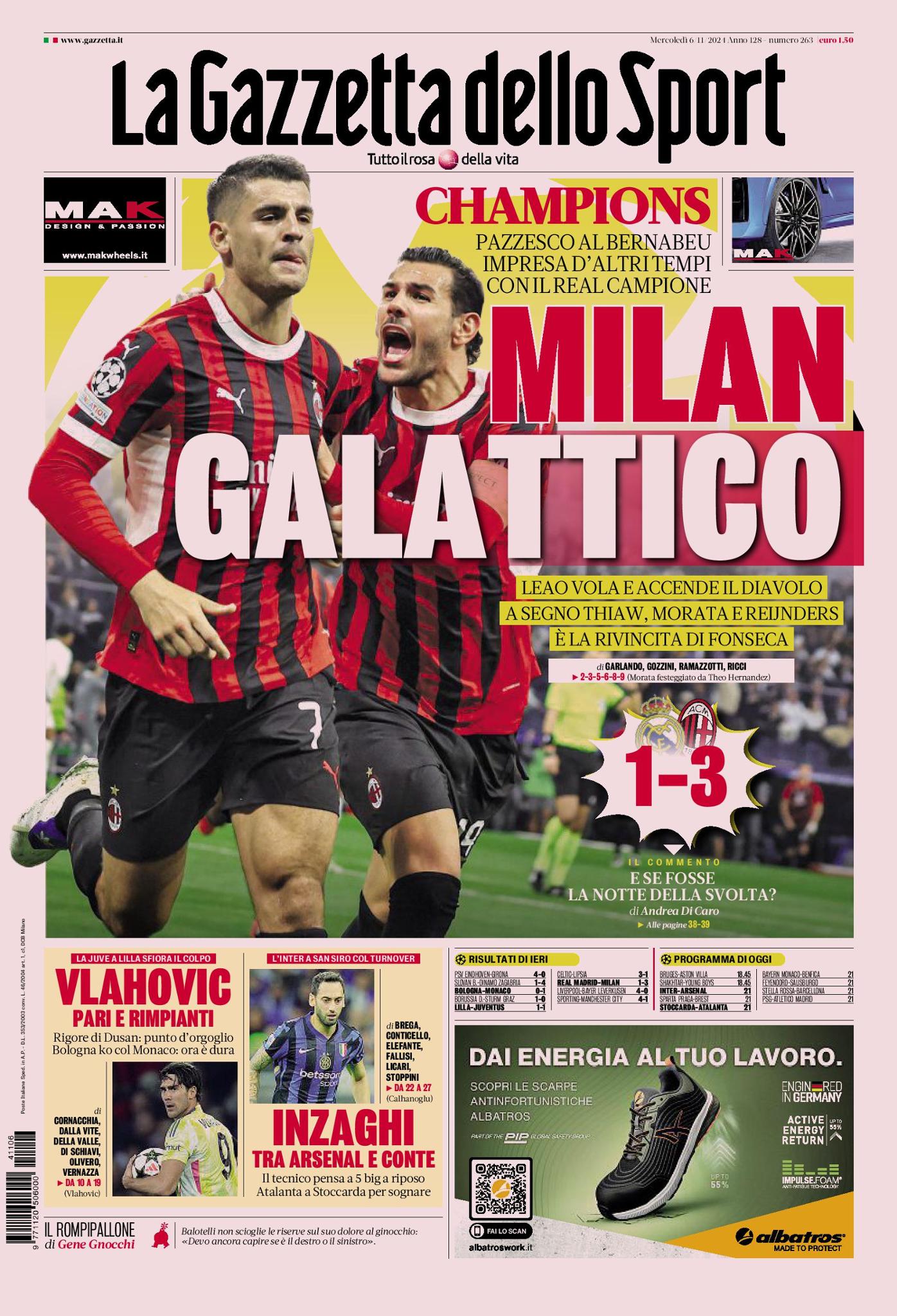 la gazzetta deĺlo sport