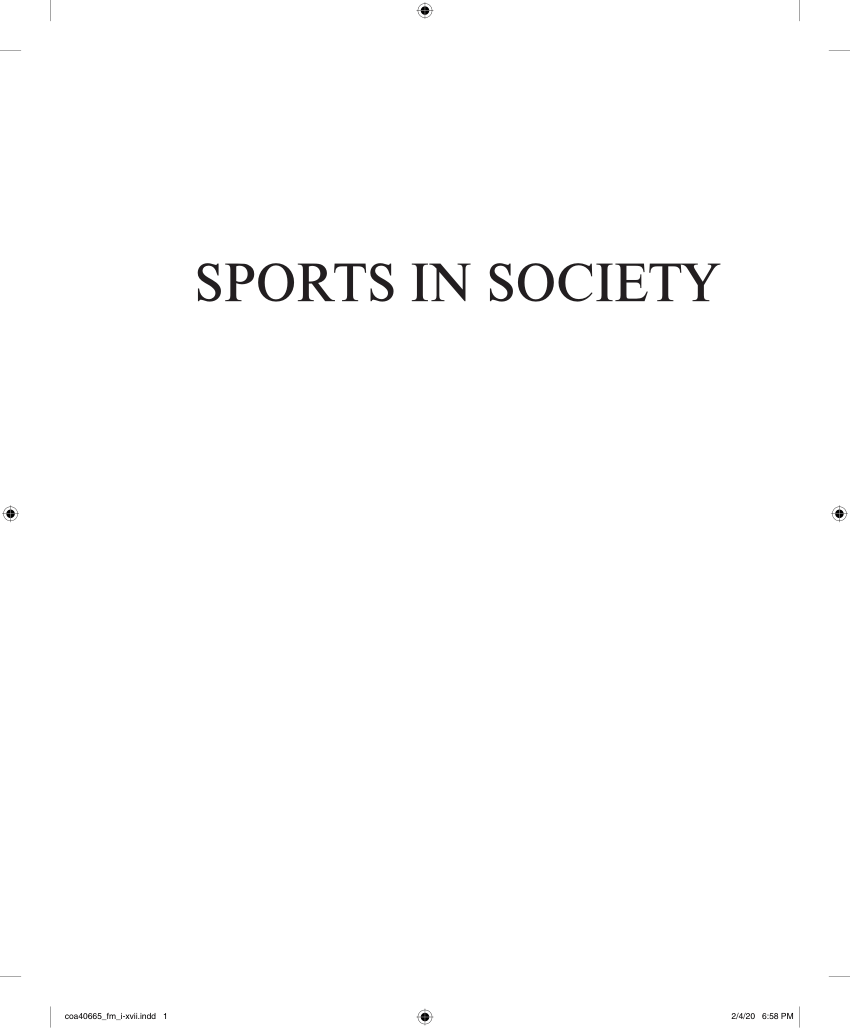 Download Eassom 2005 Sport and the Social Contract PDF: Exploring the Intersection of Sport and Society