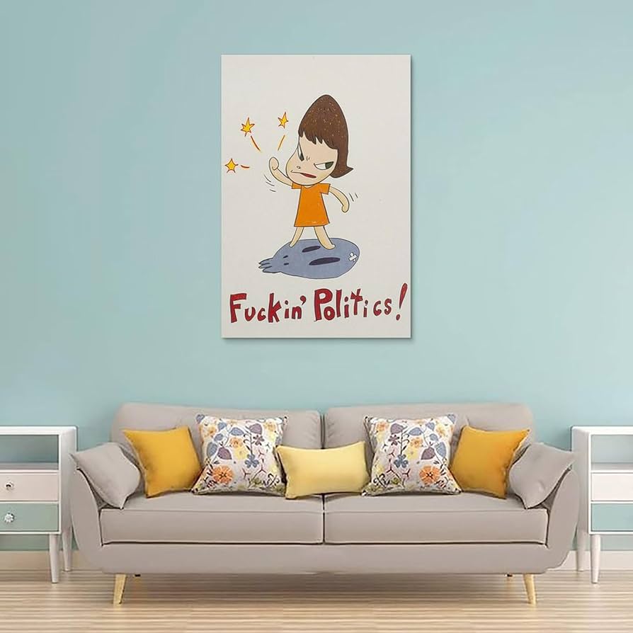 Unique Political Cartoon Wall Art for Home and Office Decor