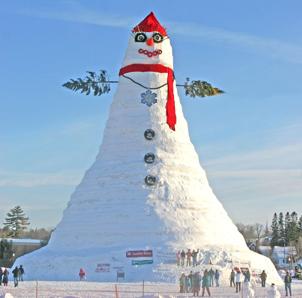 Worlds Biggest Snowman: How Long Will It Last? Come See It Before It Melts
