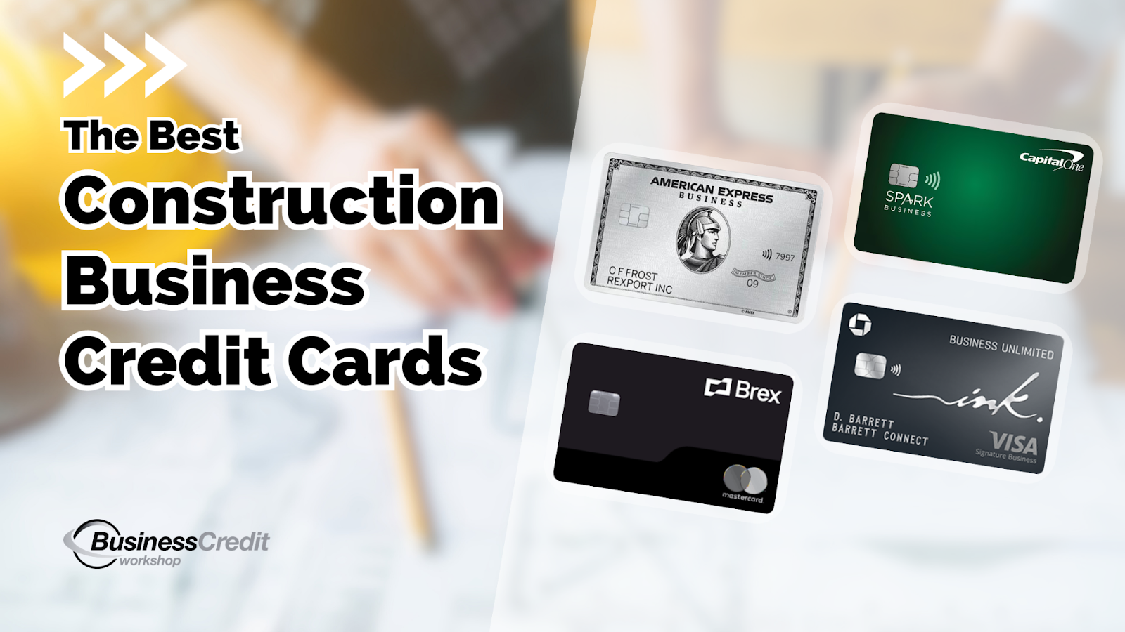 Finding the Best Credit Card for Your Construction Business