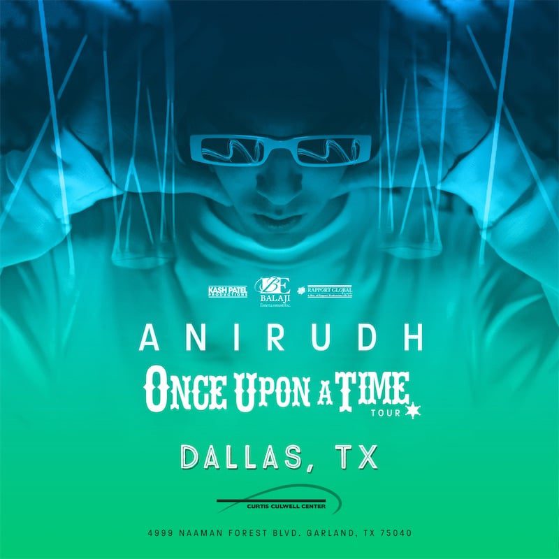 Anirudhs Once Upon A Time Tour by Balaji Entertainment Sells Out