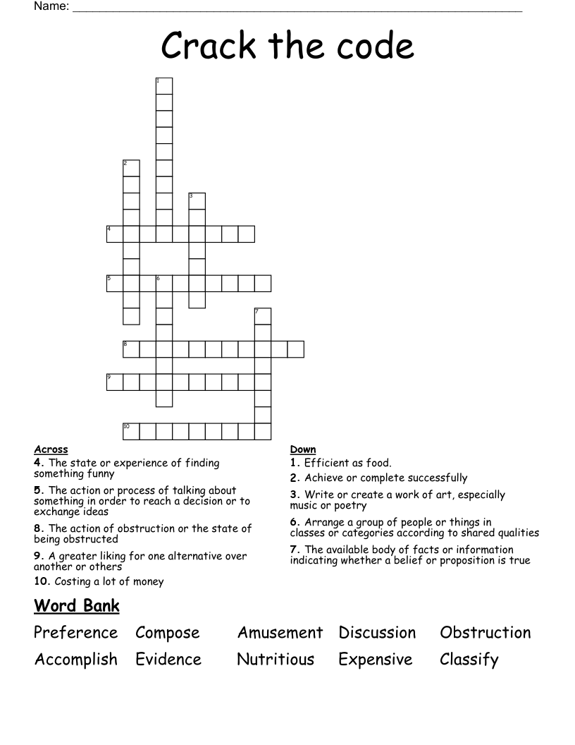 Cracking the Code: Some Political Damage Control Crossword Solutions