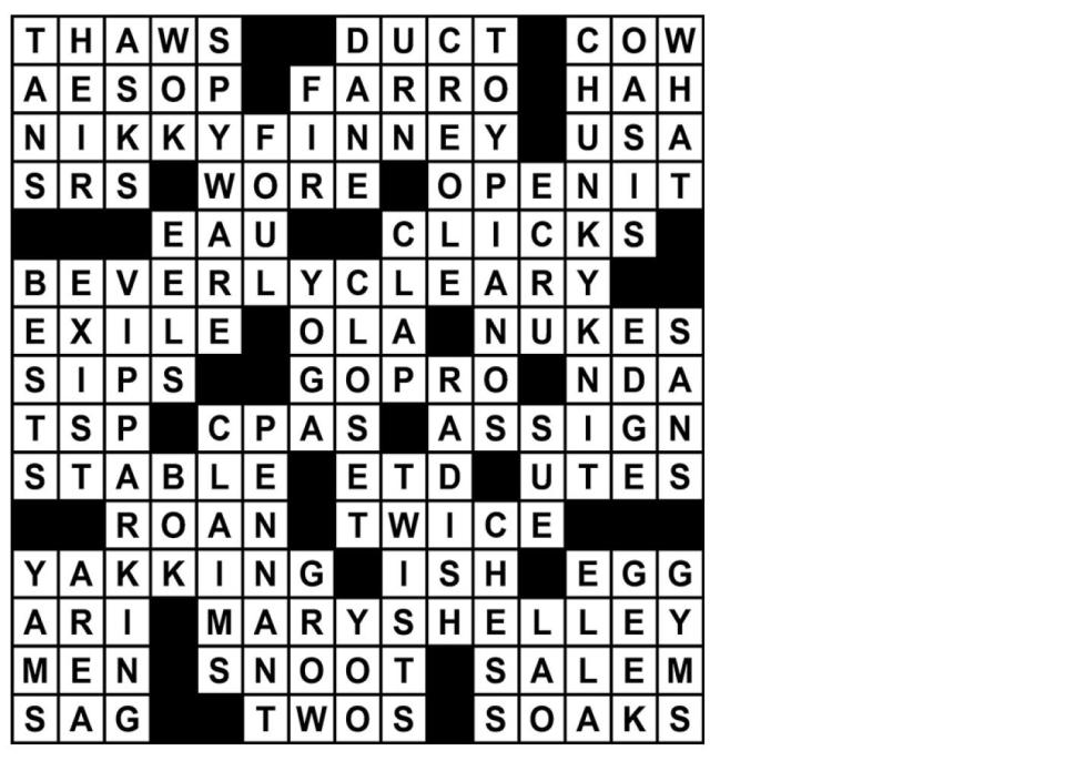 Outmoded Entertainment Centers Crossword Puzzles and Solutions