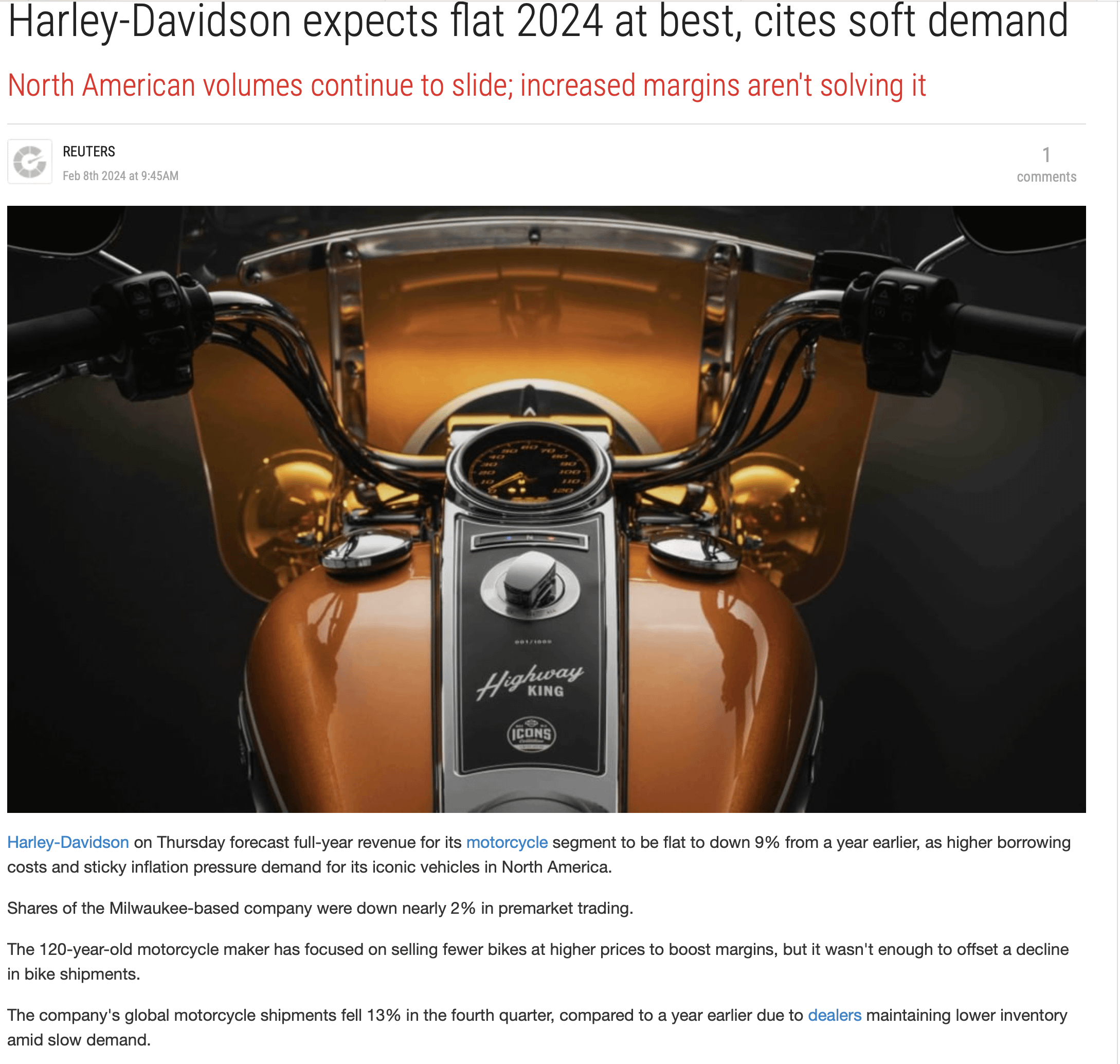 Will Harley Davidson Go Out of Business in 2024? What We Know