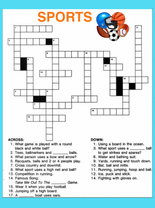 Looking for Printable Sports Crossword Puzzles? Find a Variety of Puzzles for All Levels!