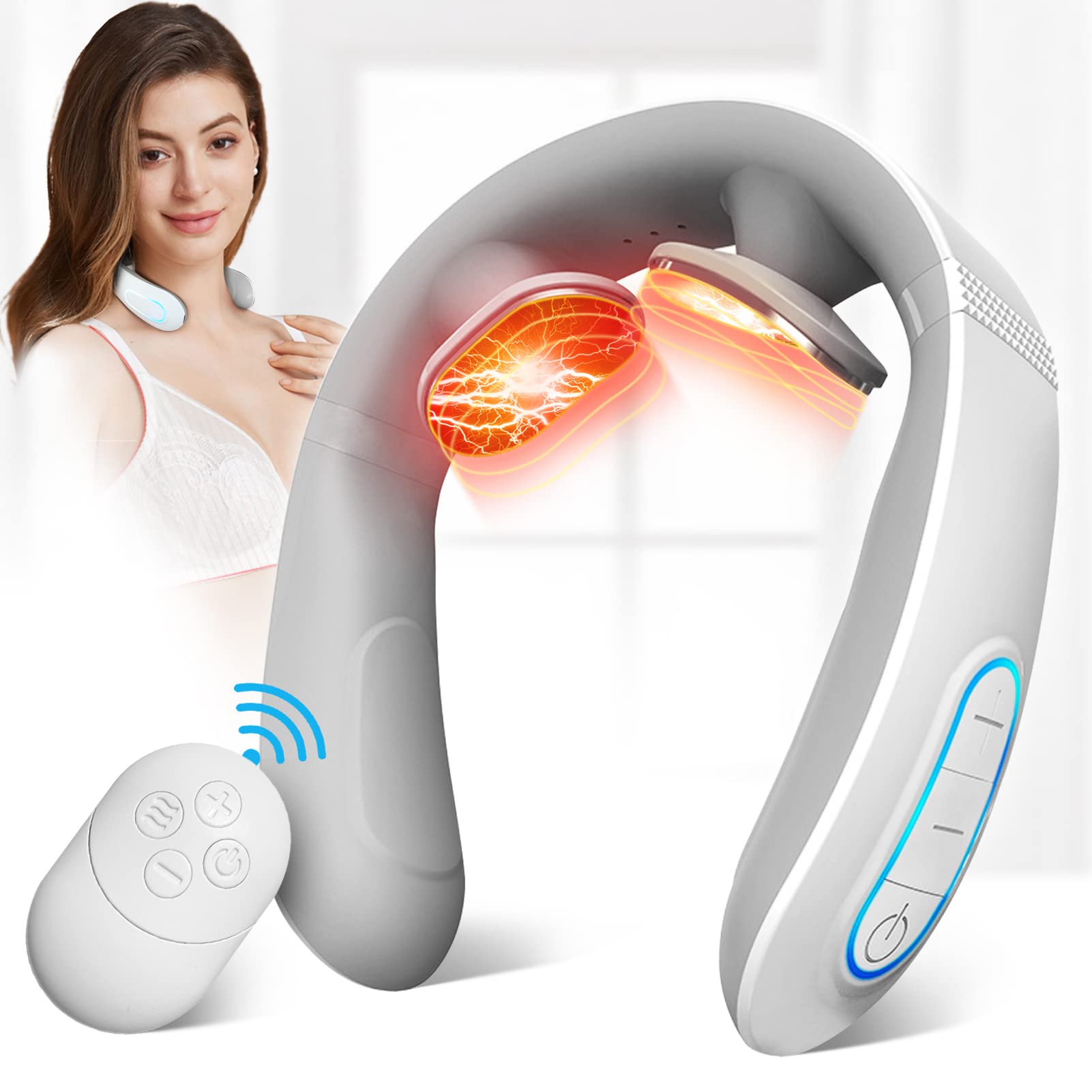 The Relaxultima Electric Tens Pulse Technology Portable Neck Massager Is The Best For Quick Relief