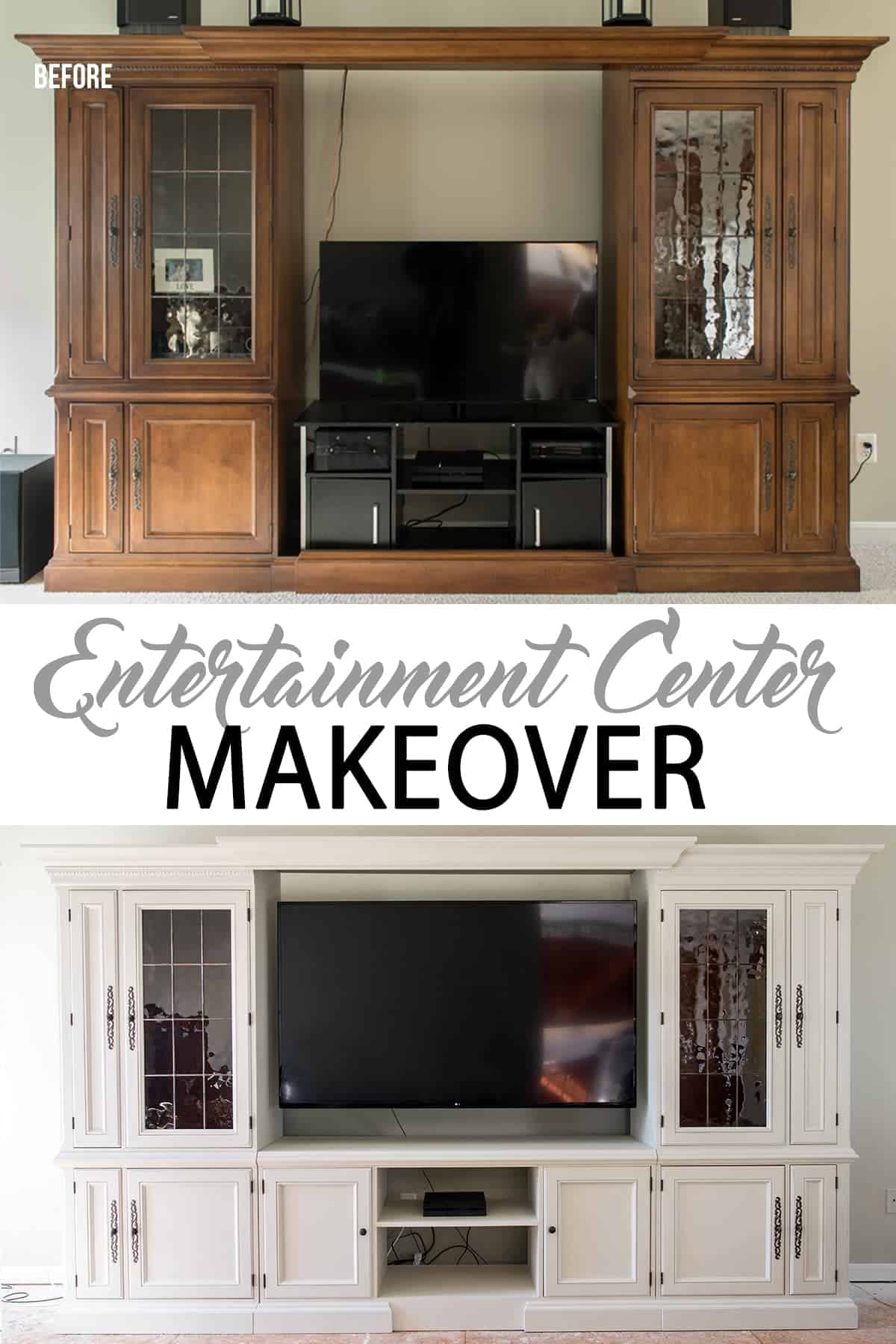 Painting Entertainment Center: Which Color Works Best, Black, White, or Something Else?