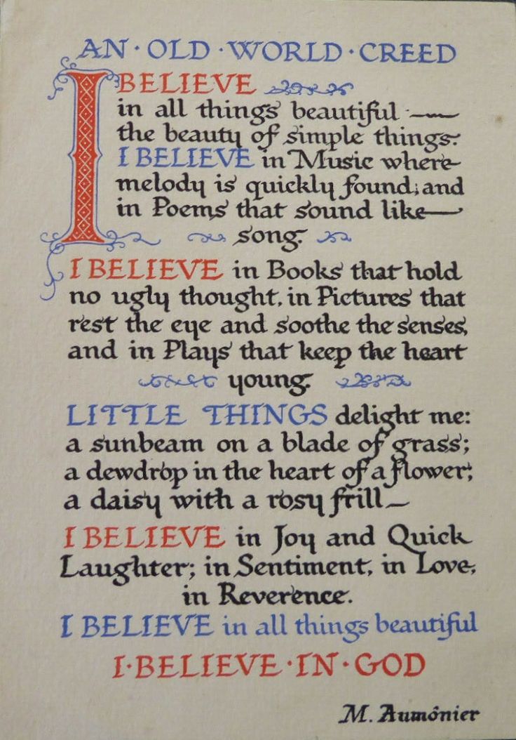 Explore an old world creed minnie aumonier, find out why this story is still great today!