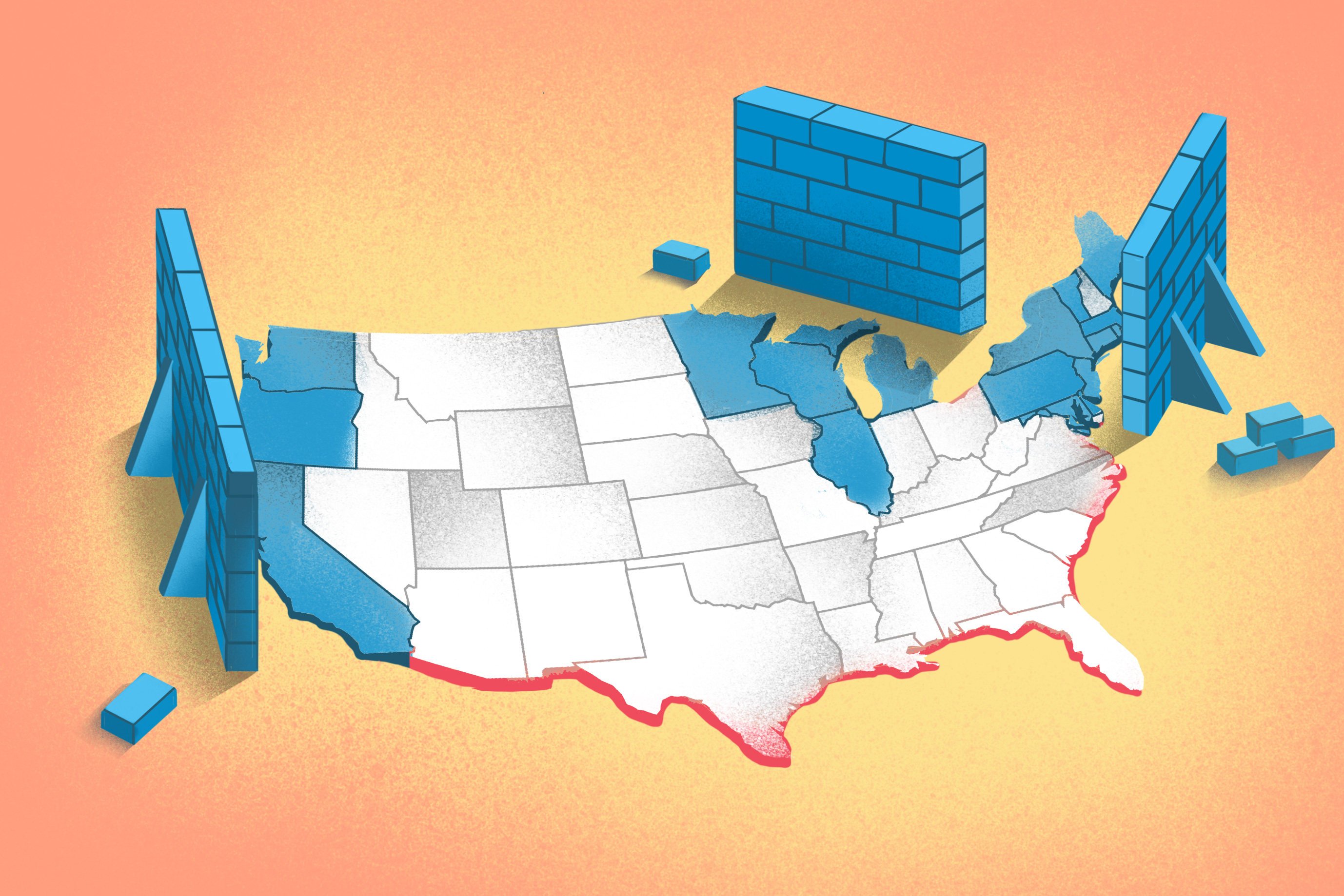 The Blue Wall in Politics: What Is It and Why Care?