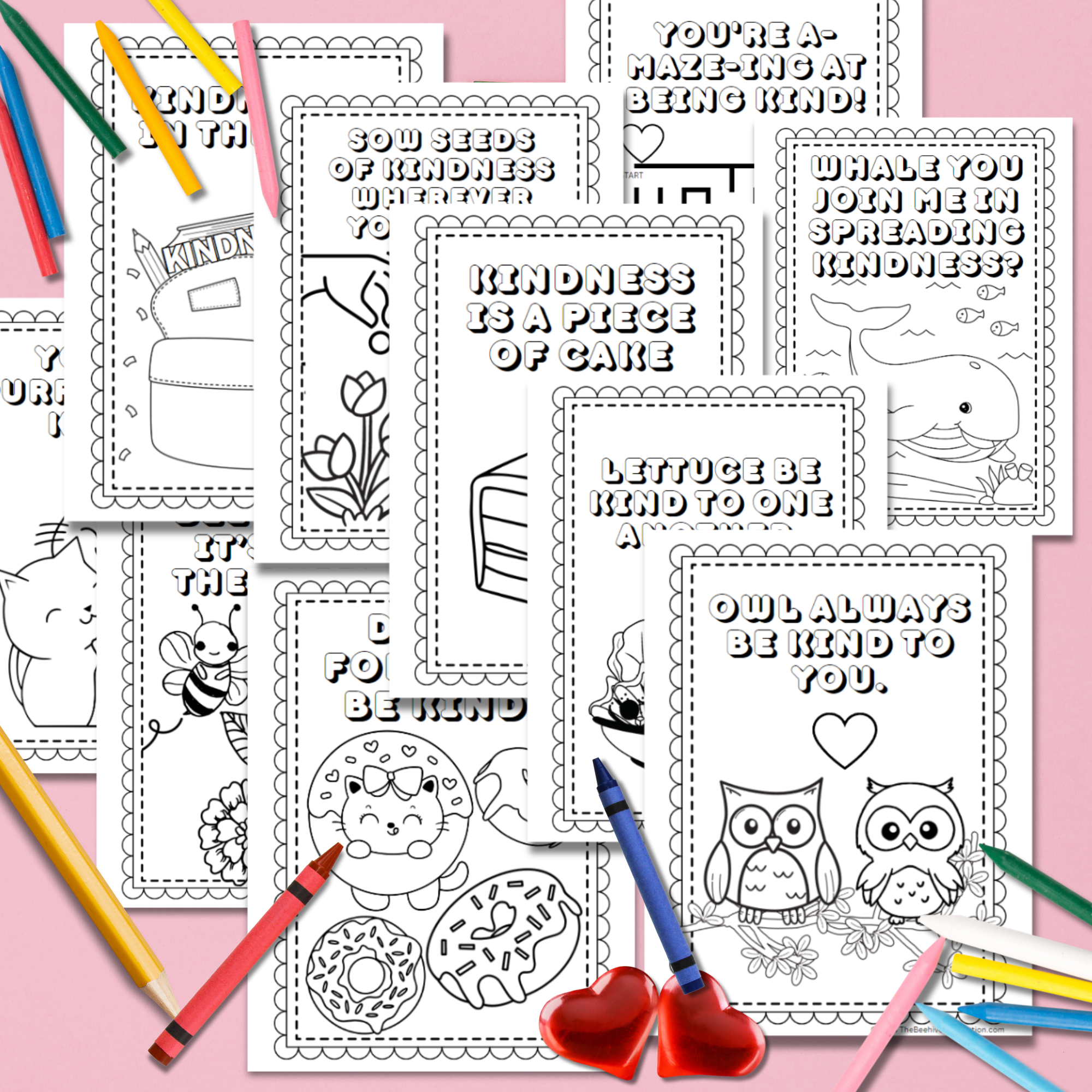 World Kindness Day Coloring Pages: Spread Joy with Art!