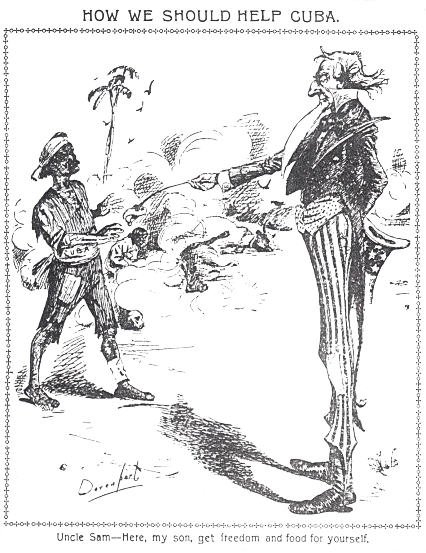 What do spanish american war political cartoons show? Understanding the key messages behind the drawings.