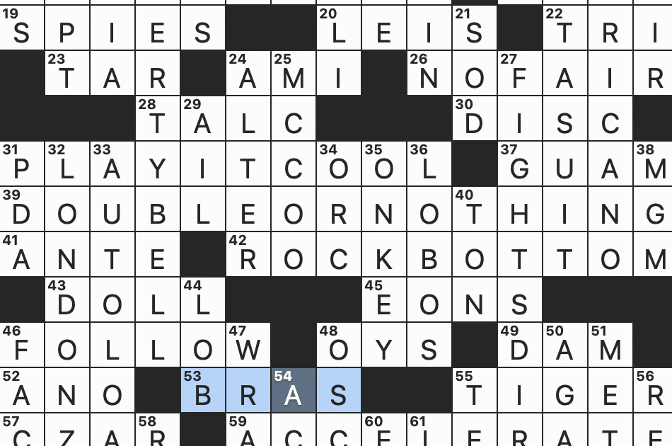 What is politico gallego nyt crossword clue? We have the answer