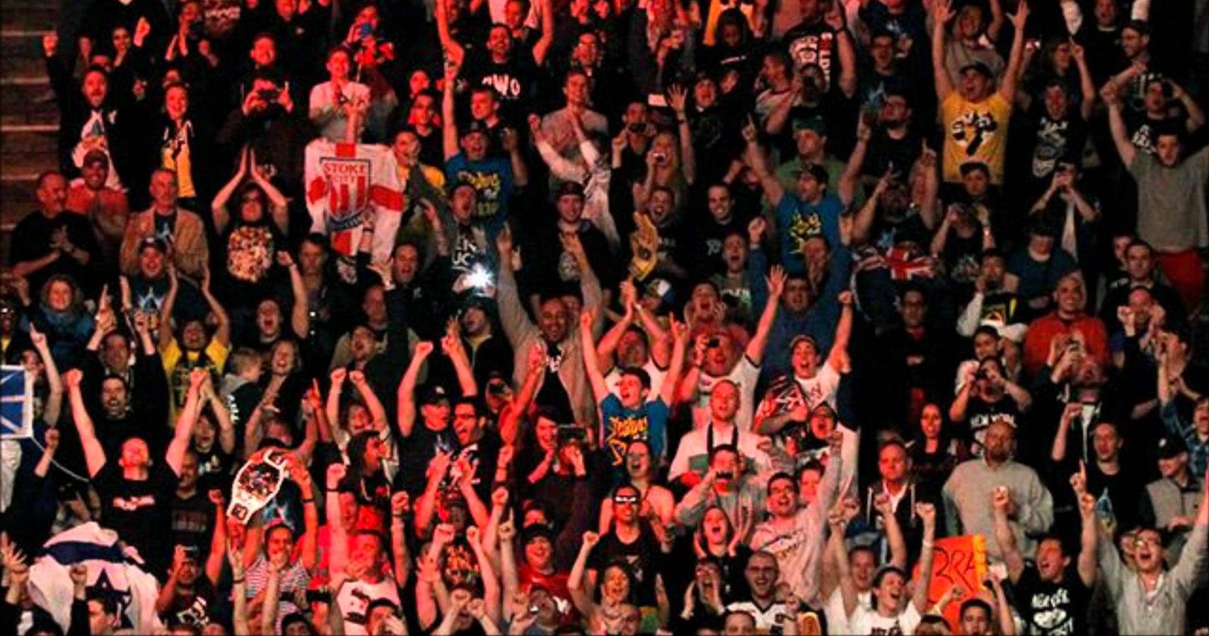 How wrestlers and fighters provided exciting entertainment for cheering crowds, the fans went wild!