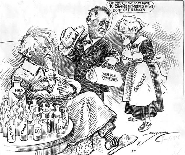 how new deal political cartoons compare then and now see the difference