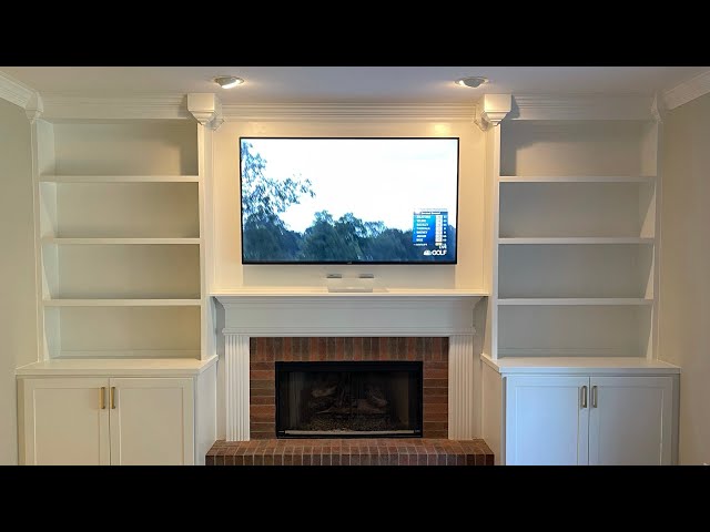 Big entertainment center with fireplace installation tips for beginners step by step